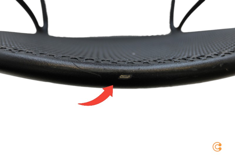 B-Ware Emu Sessel Ronda Gartenstuhl Mit Armlehnen Stapelbar Schwarz Siehe Text/Foto - 8021988410973