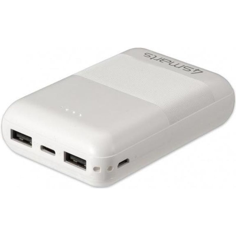 4smarts Volthub GO2 Powerbank Akku Ladegerät tragbar USB USBC 10000 mAh weiss