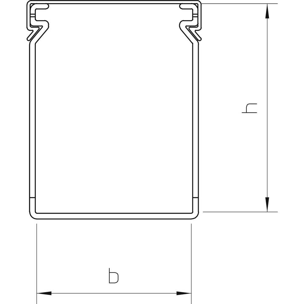 12 STÜCK OBO Bettermann 6178054 Verdrahtungskanal 2000 x 60 x 80 mm