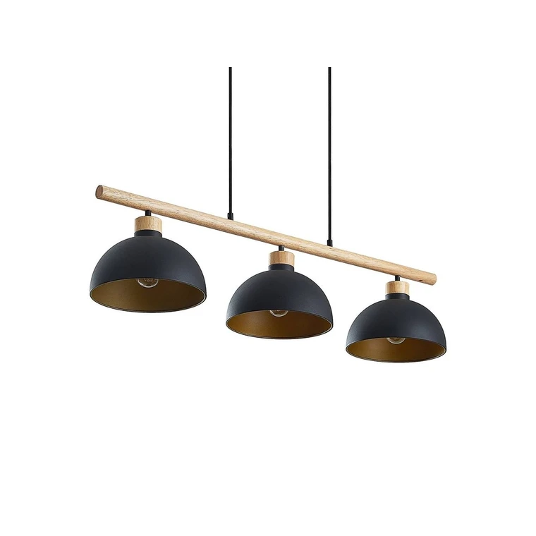 Lindby Tirzana Hängeleuchte Deckenlampe Pendelleuchte E27 Dreiflammig Schwarz B-Ware