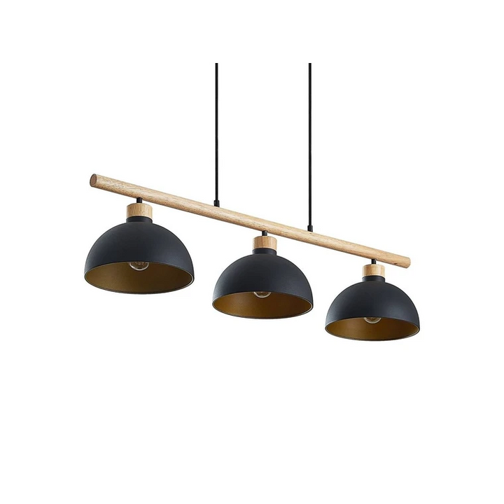 Lindby Tirzana Hängeleuchte Deckenlampe Pendelleuchte E27 Dreiflammig Schwarz B-Ware