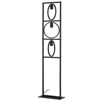 Lindby Mateja Stehleuchte Stehlampe Standleuchte Leuchte E27 Schwarz Dreiflammig B-Ware