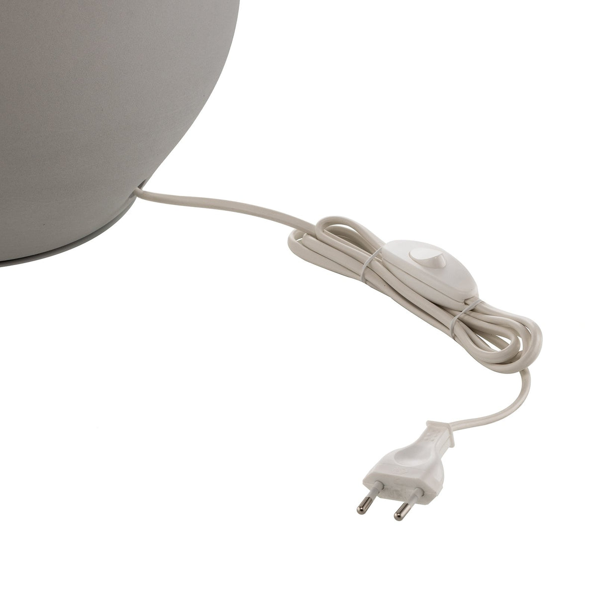 Euluna Tischleuchte Sfera LED Lampe Leuchte grau 53cm Höhe 40cm Durchmesser - 8030626063891