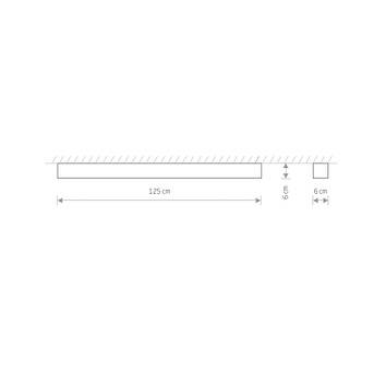 B-Ware Nowodvorski Lighting Deckenleuchte Lampe Soft Weiß Aluminium G13 125 Cm453