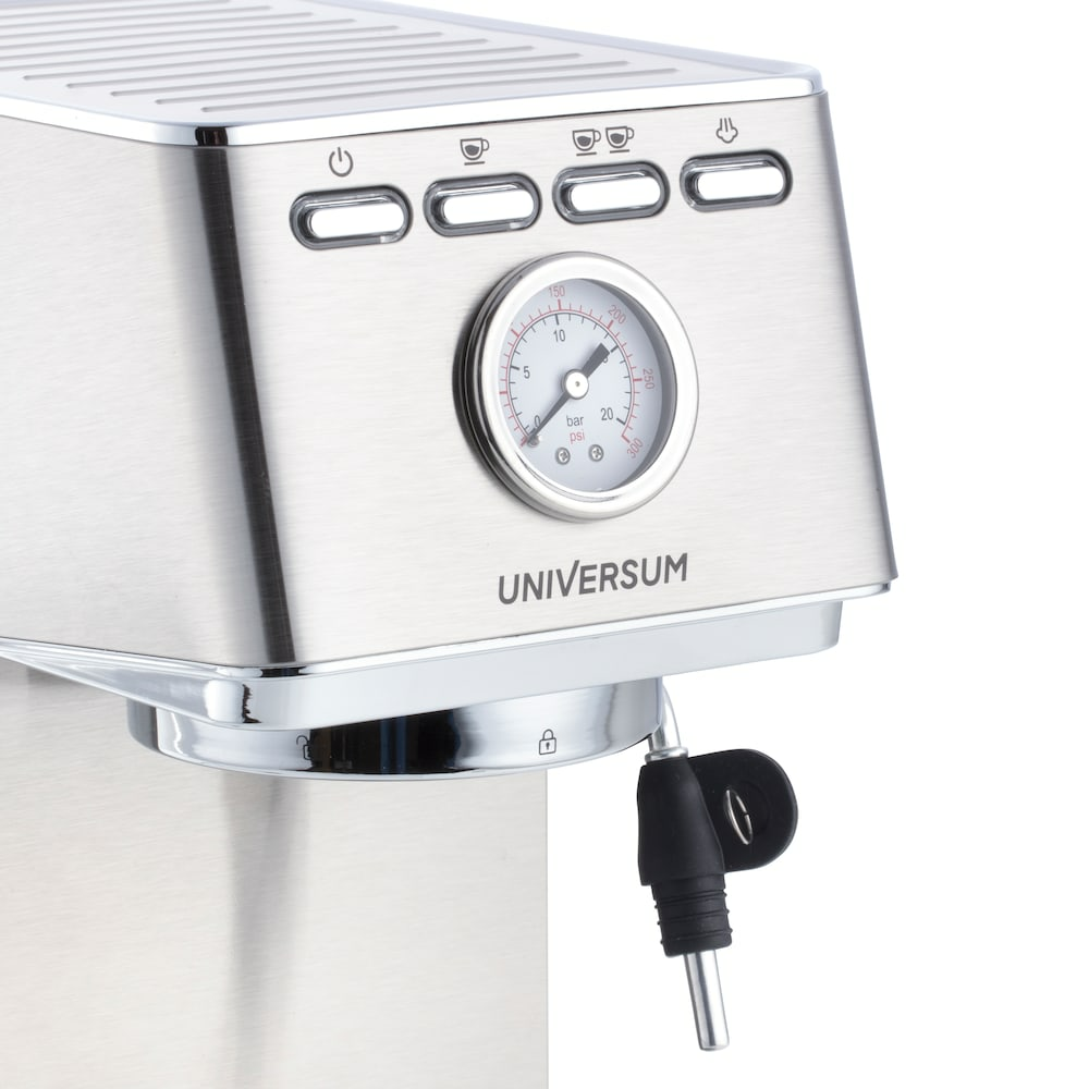 Universum KM 400-21 Oprima Siebträger Espressomaschine Kaffeemaschine Edelstahl