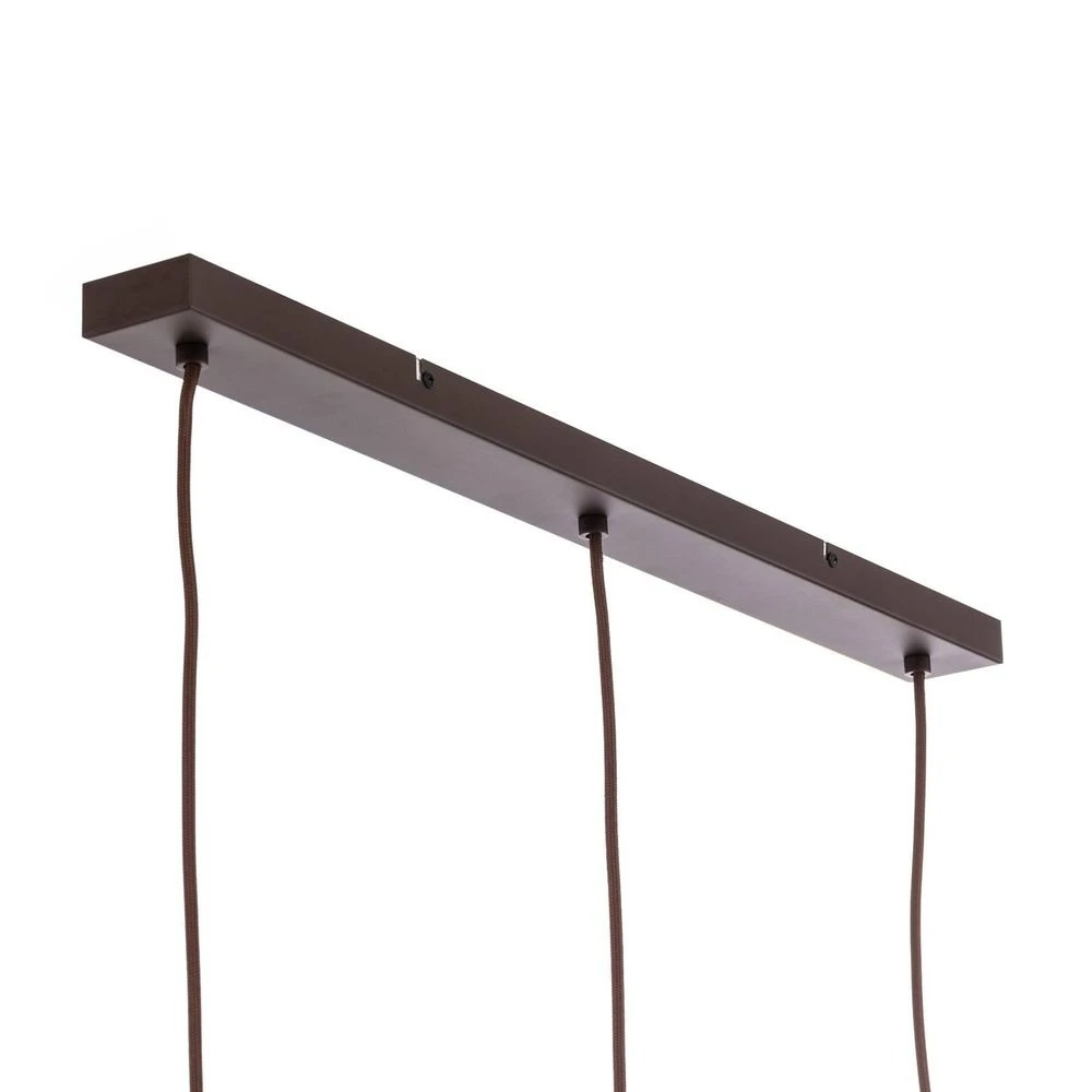 Lindby Valentina 3 Pendelleuchte Smoked Grey Brown Pendellampe Licht Leuchte