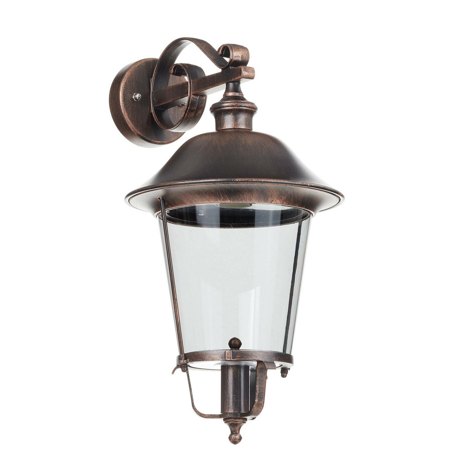 B-Ware Orion Außenwandleuchte Mariella Wandleuchte Wandleuchte Lampe E27 Schwarz Kupfer