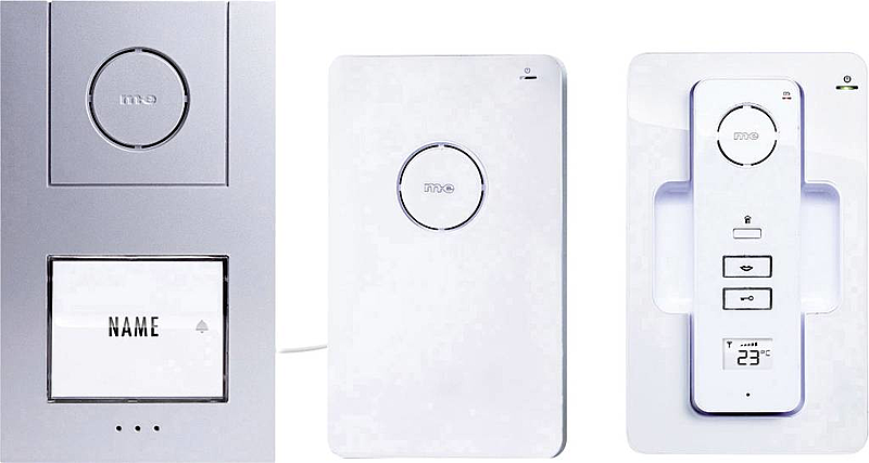 m-e modern-electronics 40941 Türsprechanlage DECT Funk Komplett-Set