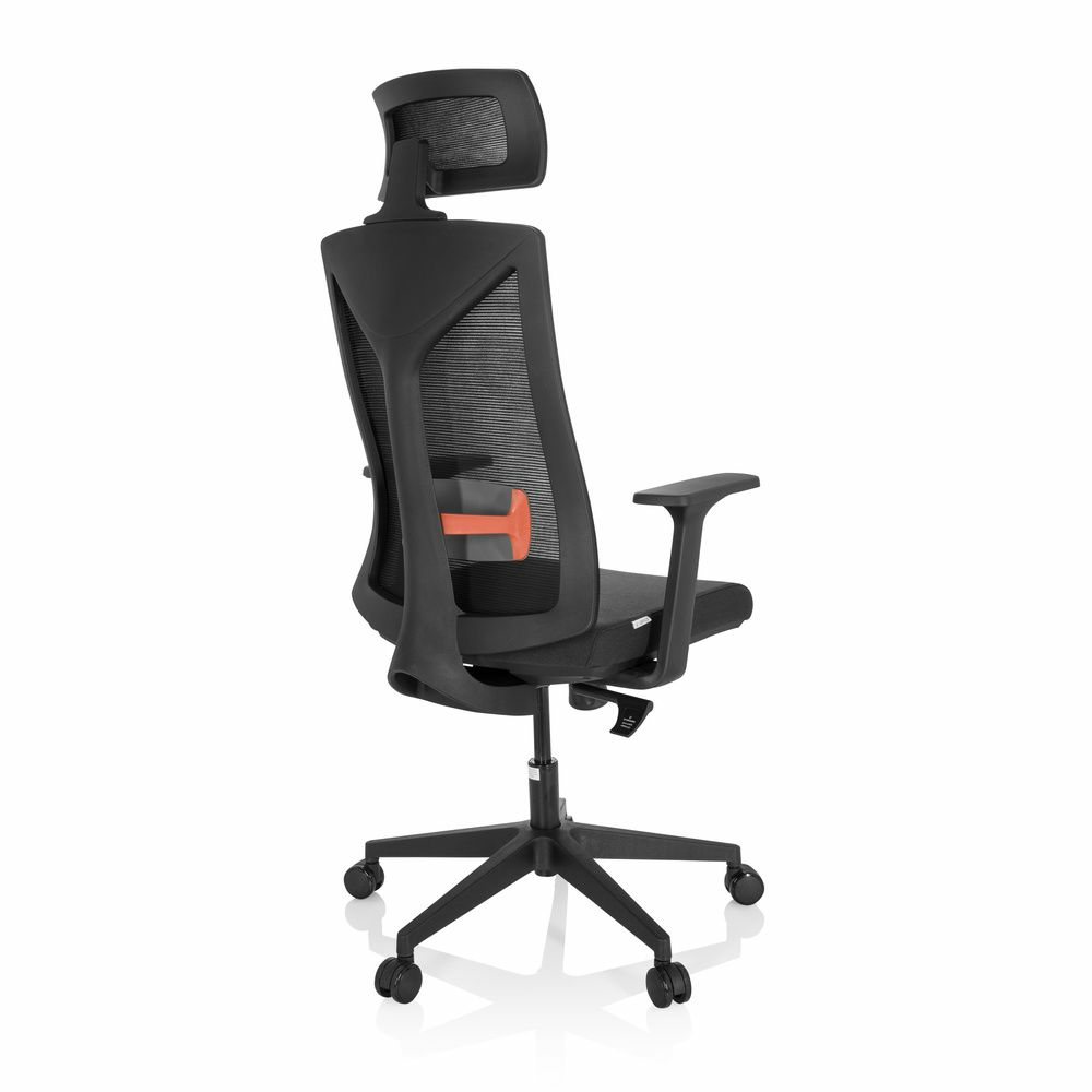 B-Ware Hjh Office Bürostuhl Drehstuhl Kodiak Stoff Netzstoff Schwarz Schreibtisch