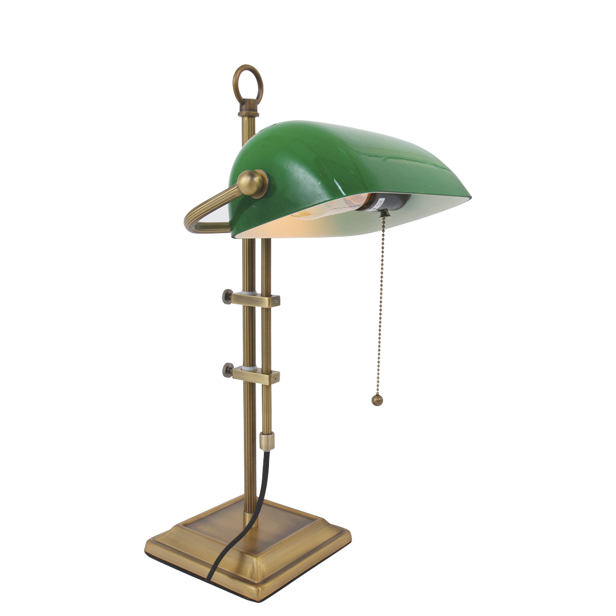 B-Ware Steinhauer Ancilla Bankerlampe Tischlampe Tischleuchte Leuchte Bronze 1 Flam201