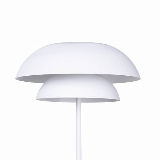 Lampadaire Lucande Kellina, lampe sur pied, luminaire blanc 