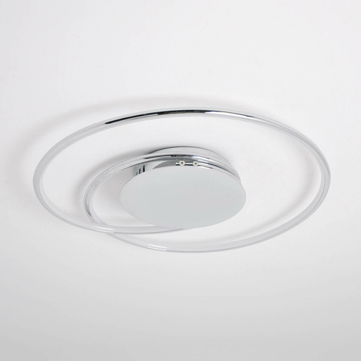 Lindby Led Deckenlampe Joline Hängelampe Küchenlampe Lampe 26 W ø 46cm Weiß Chrom B-Ware - 4251096525397