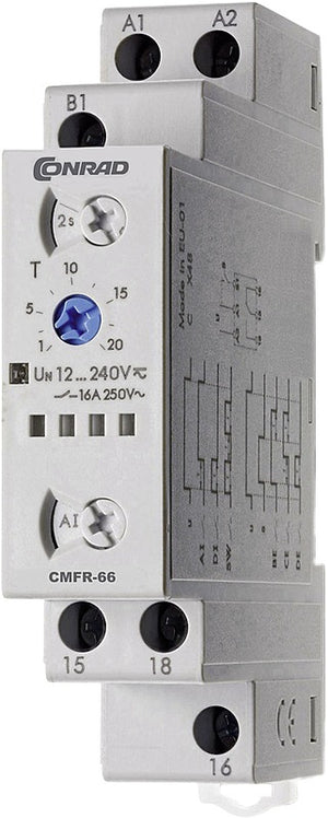 Relais horaire Conrad Components Cmfr 66 de stock B, multifonctionnel, plage horaire 24 h, max. 1 pc.