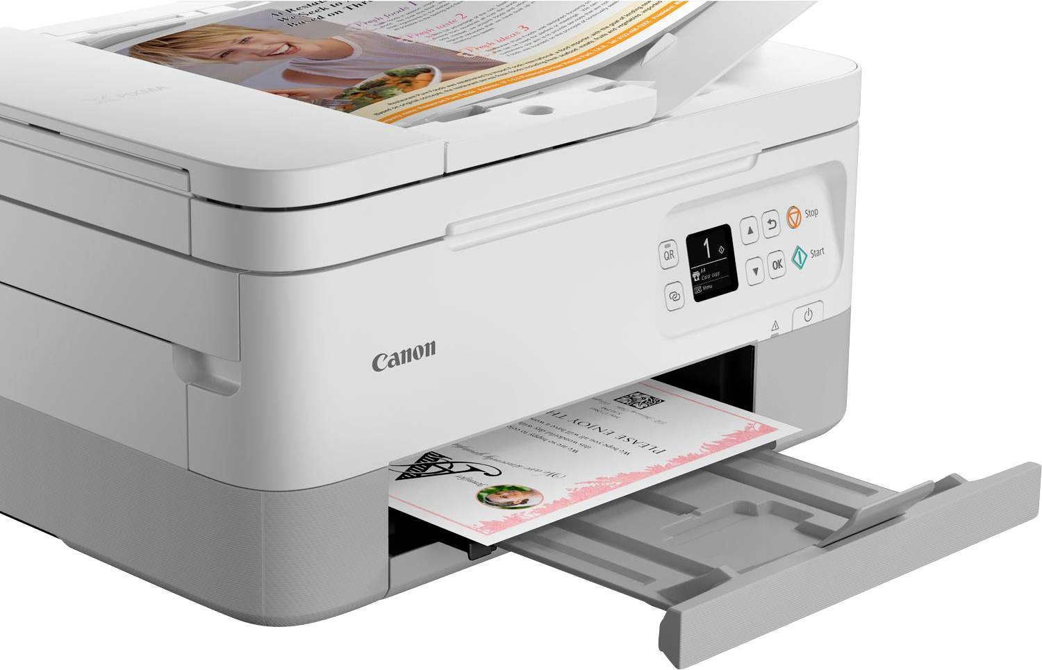 B-Ware Canon PIXMA TS7451a Tintenstrahl-Multifunktionsdrucker A4 Drucker DEFEKTWARE