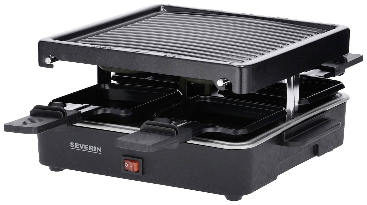 B-Ware Severin Mini Raclettegrill  Raclette Antihaftbeschichteter Grillplatte Minigrill