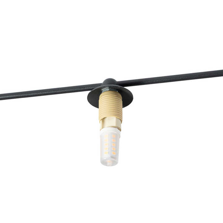 Lindby Deckenleuchte Valisa schwarz 5-flammig Deckenlampe Lampe Leuchte Spot