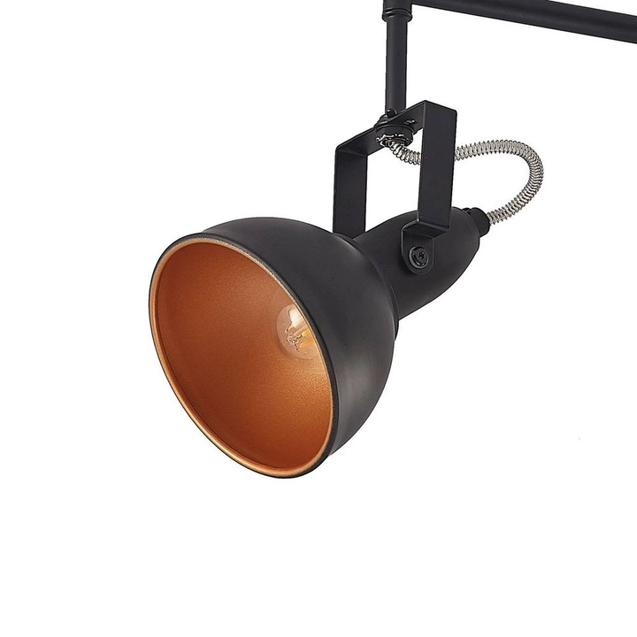 Lindby Morgana 4 Deckenleuchte Deckenlampe Leuchte Lampe Beleuchtung Black Gold
