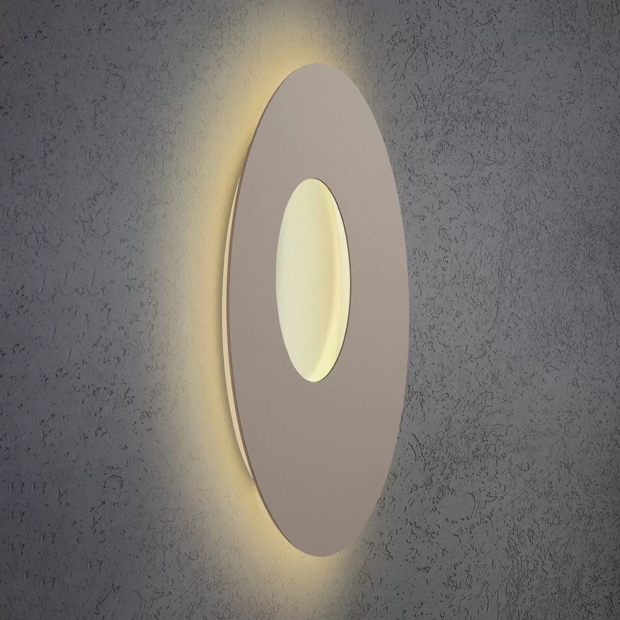 Escale Blade Open Led Wandleuchte Taupe ø 59 Cm Wandlampe Lampe Leuchte Licht B-Ware - 4011895492616