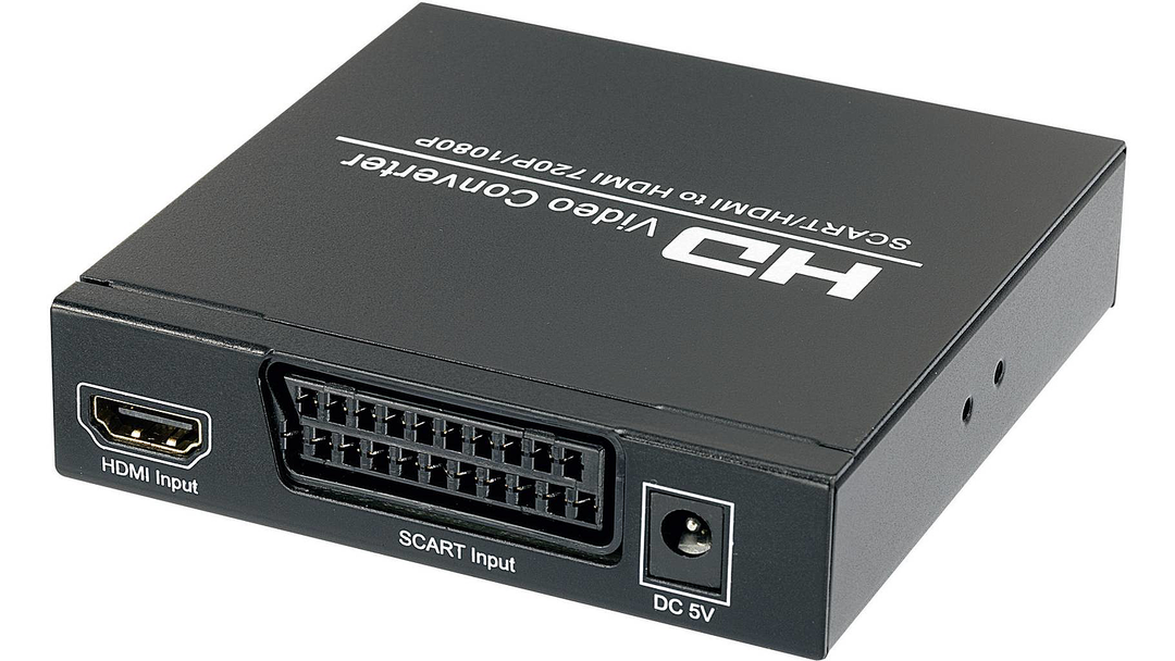 SpeaKa Professional AV Konverter SCART - HDMI, Klinke, Cinch-Digital converter