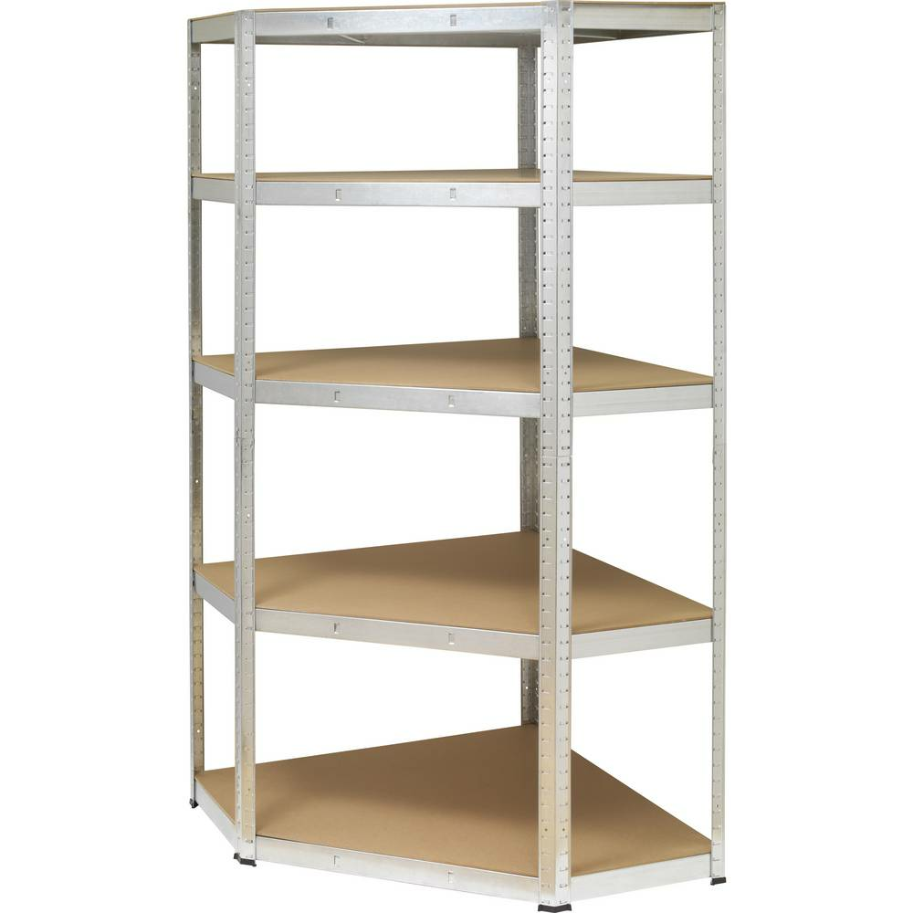 B-Ware Toolcraft Kpw77 Lagerregal Eckmodul Schwerlastregal 175 Kg 70x180x70 Metall153