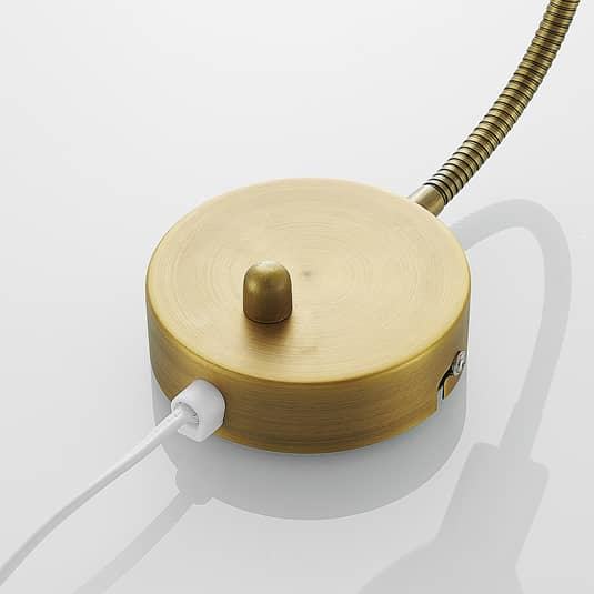 Lindby Amrei Wandlampe Wandleuchte Wandlicht Leuchte Lampe Dimmbar Altmessing7 B-Ware