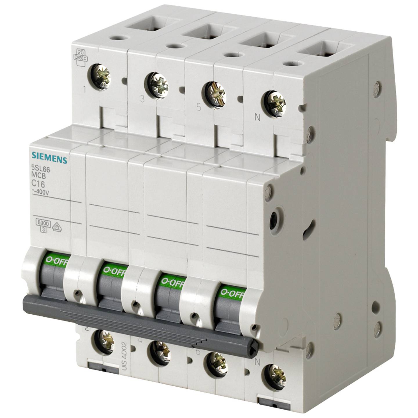 Siemens Leitungsschutzschalter Automat LS-Schalter 40A 400V SENTRON 5SL6640-6 - 4001869389745