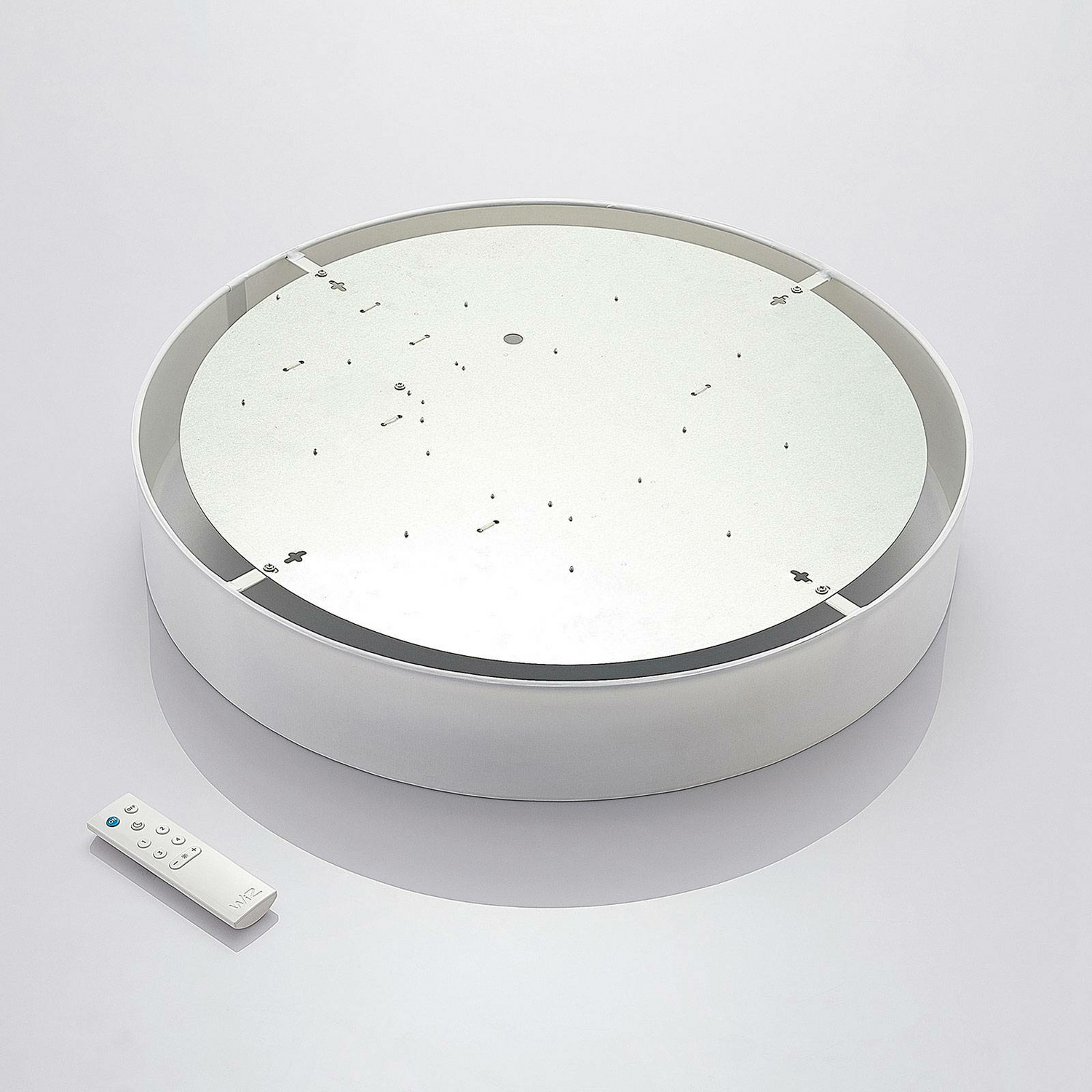 Lucande Led Rgb Deckenlampe Ajai Deckenlampe Lampe Leuchte 36 W Textil Weiß B-Ware - 4251096557558