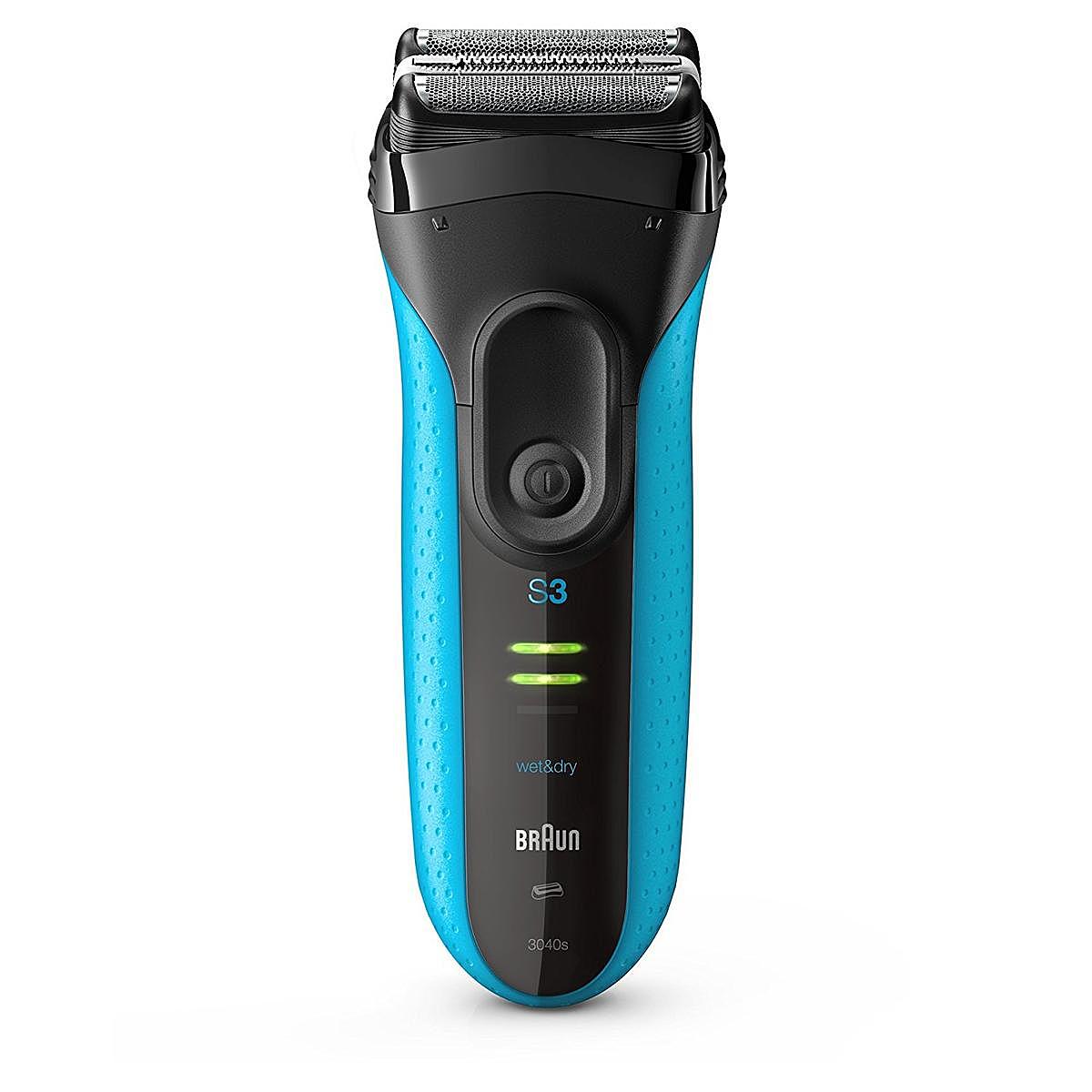 Braun Series 3 3010 S Wet & Dry Folienrasierer Rasierer Herrenrasierer Blau B-Ware