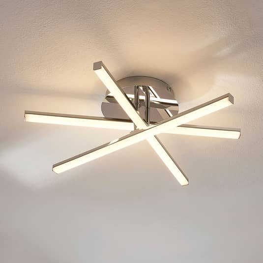 Lindby LED-Deckenlampe Korona Wohnzimmerleuchte Deckenlampe Deckenlicht LED