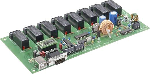 Conrad Components 8 Kanal Relaiskarte Baustein 12 V/Dc B-Ware - 4016138544145