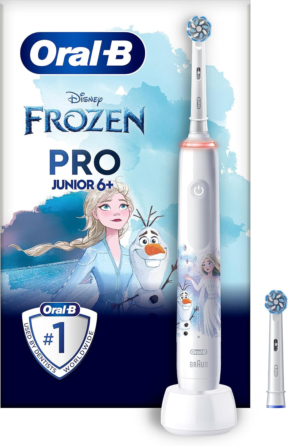 Oral B Pro Junior Frozen Elektrische Zahnbürste Kinderbürste Zahnpflege Design B-Ware