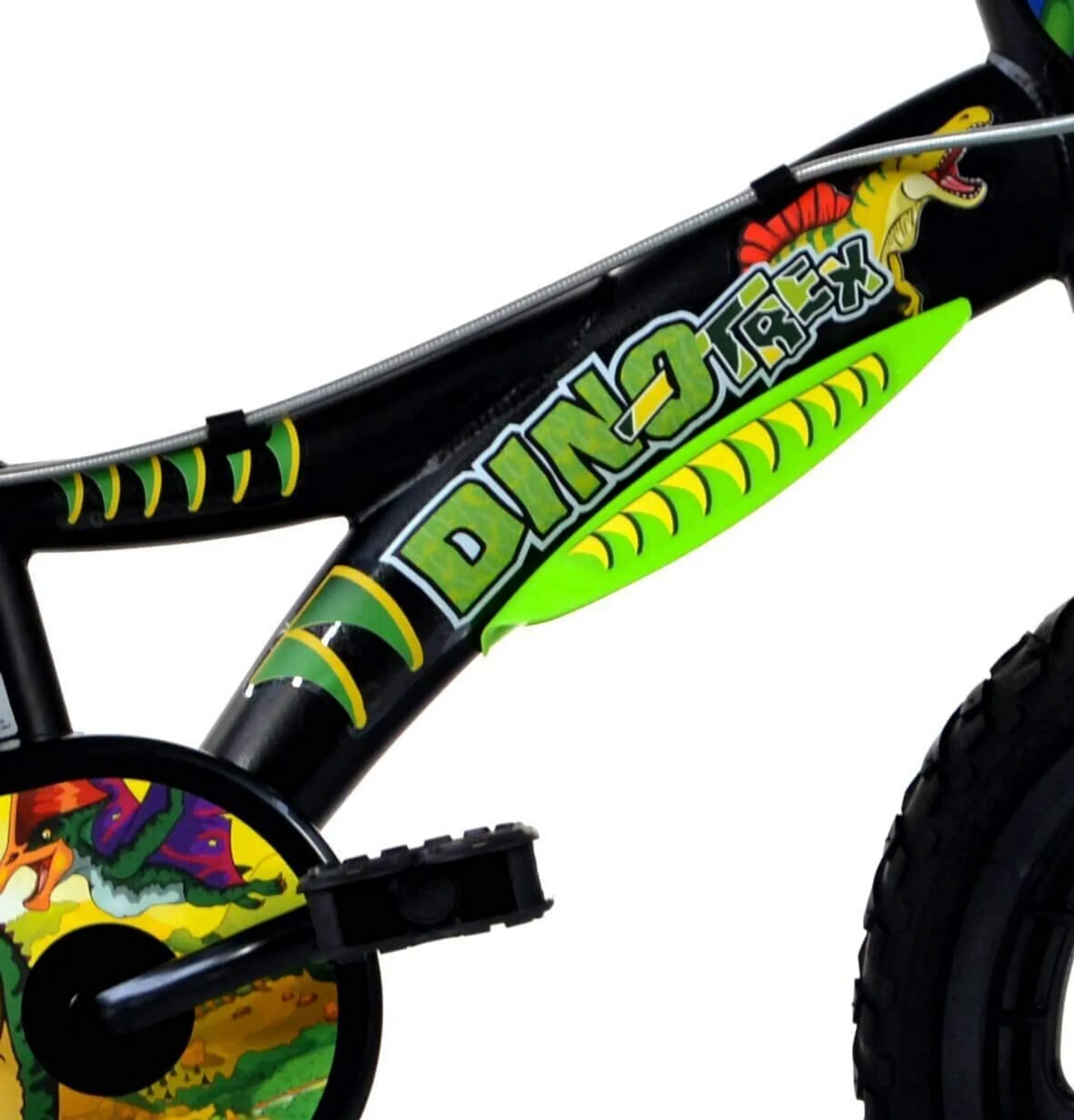 Dino Bikes 16 Zoll Kinderfahrrad Mountainbike T Rex Dinosaurier Schwarz72 B-Ware