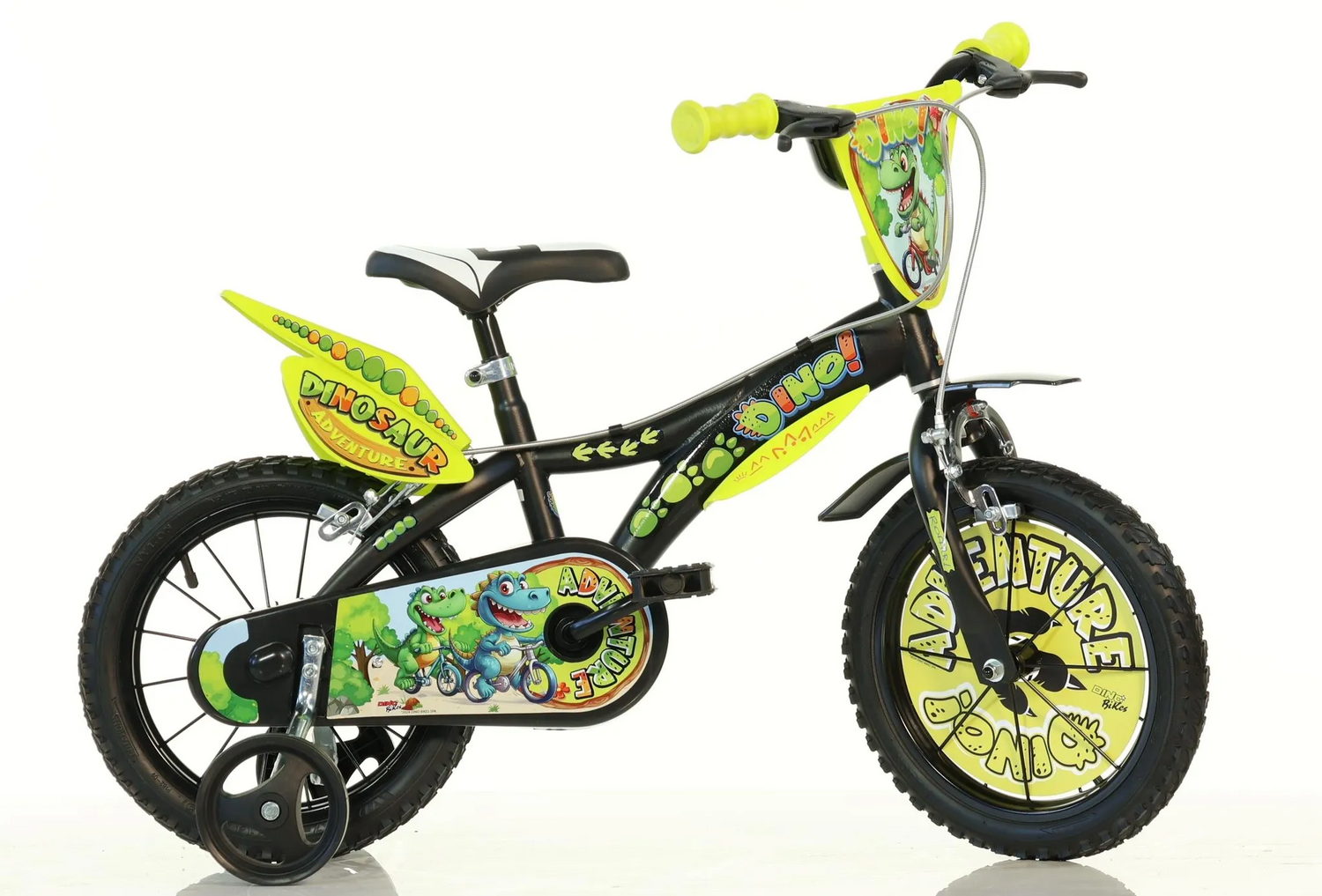 Dino Bikes 16 Zoll Kinderfahrrad Mountainbike T Rex Dinosaurier Schwarz72 B-Ware