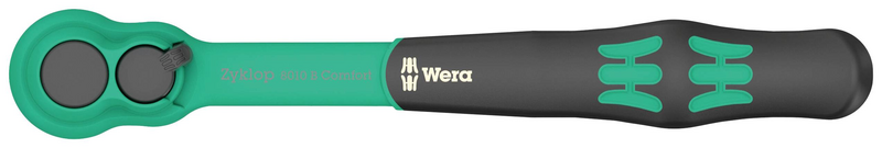 B-Ware Wera 8010 B Zyklop Comfort Umschaltknarre Zöllig Metrisch 3/8" Steckschlüssel - 4013288227195