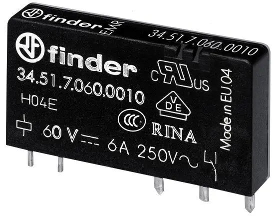 Finder Netzrelais Relais Schmales Netzrelais 5 Mm 24 V Steuerung Automatisierung B-Ware - 8012823217253