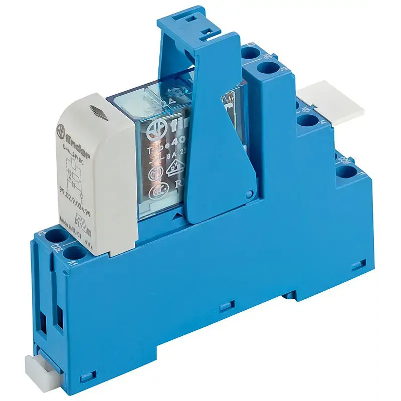 B-Ware Finder Koppelrelais Schaltrelais Wechsler Schraubanschluss Led Sockel 60 V 8 A - 8012823388564