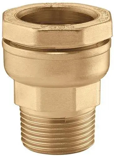 B-Ware Caleffi  Messing Verschraubung 32mm X 1" Zoll Aussengewinde 5 Stück - 8016615029307