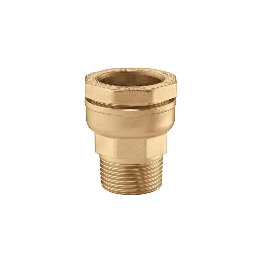B-Ware Caleffi  Messing Verschraubung 32mm X 1" Zoll Aussengewinde 5 Stück - 8016615029307