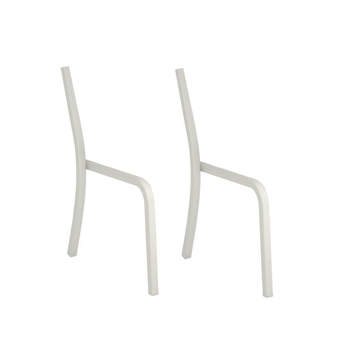 D-Ware Emu Segno Gartenbank Sitzbank Bank 128cm Stahl Weiß Outdoor Gartenmöbel - 8021988493679