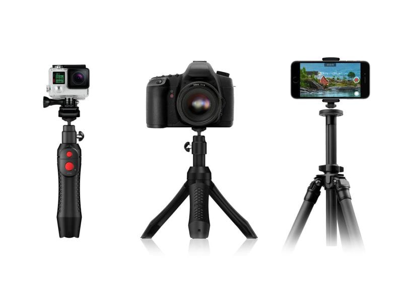IK Multimedia Smartphone-Stativ Grip Pro Schwarz Bluetooth-Fernbedienung - 8025813695030