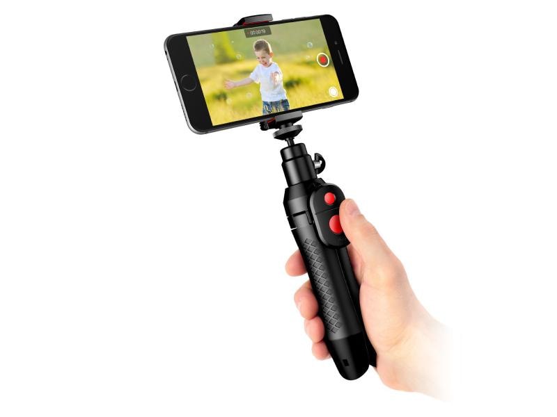 IK Multimedia Smartphone-Stativ Grip Pro Schwarz Bluetooth-Fernbedienung - 8025813695030