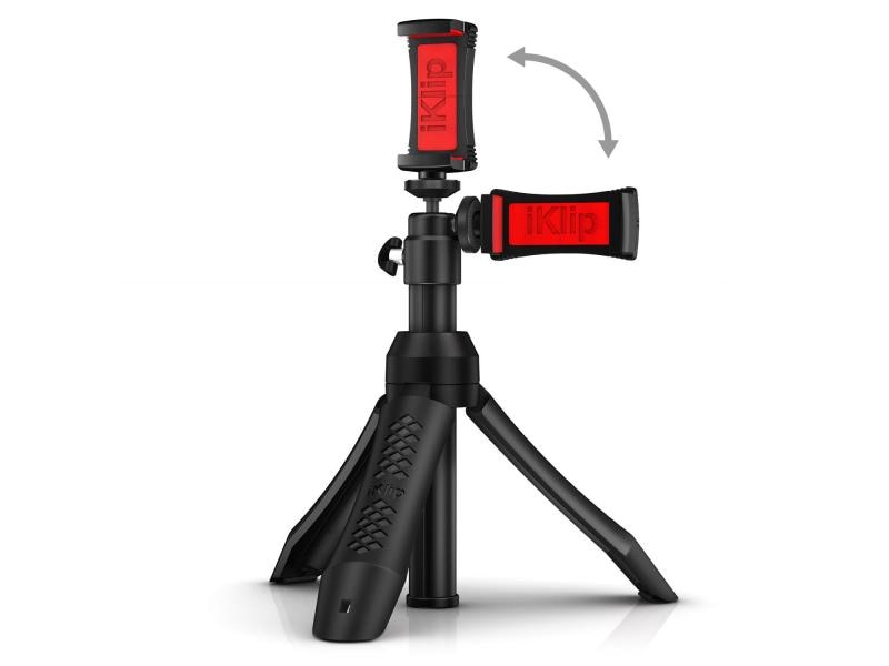 IK Multimedia Smartphone-Stativ Grip Pro Schwarz Bluetooth-Fernbedienung - 8025813695030