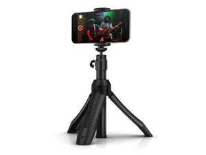 B-Ware IK Multimedia Smartphone-Stativ Grip Pro Schwarz Bluetooth-Fernbedienung