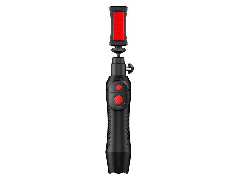 IK Multimedia Smartphone-Stativ Grip Pro Schwarz Bluetooth-Fernbedienung - 8025813695030