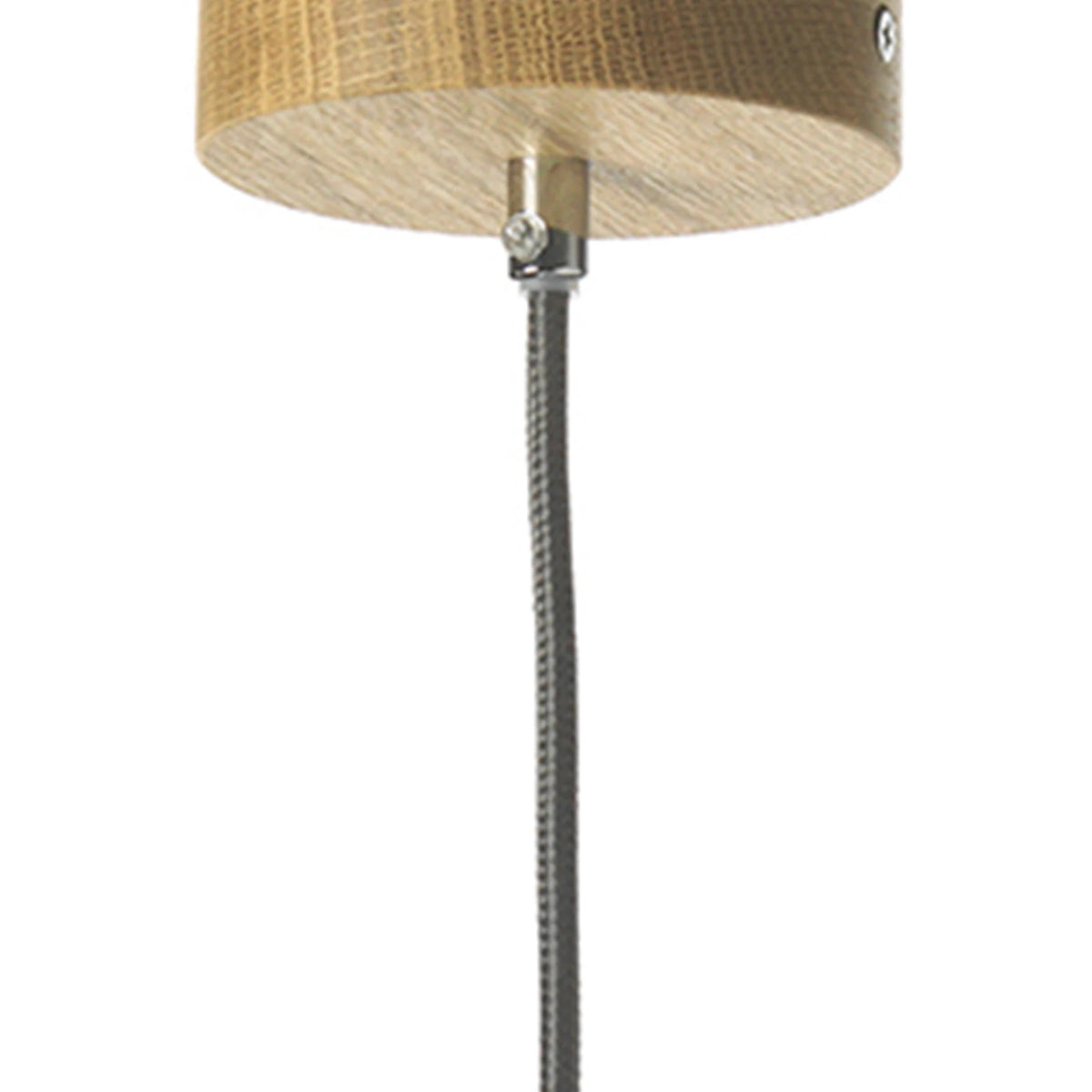 Hängeleuchte Pendelleuchte OHANA Opalglas Lampe Glas Eiche weiß 40 cm E27 LED - 8030626543713