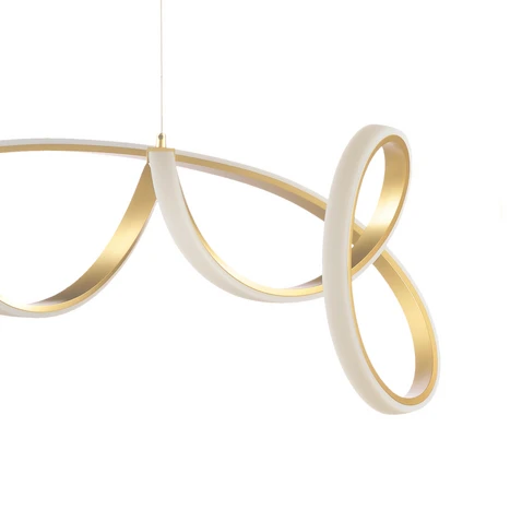 Onli Led Hängeleuchte Kira, Goldfarben, Länge 102 Cm, 4000 K, Aus Aluminium B-Ware