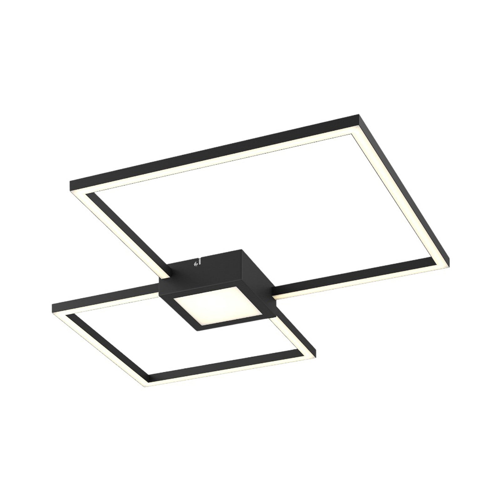 Lindby Deckenlampe Duetto LED Lampe dimmbar anthrazit 28W 3380lm 3000K IP20 - 4251096573985