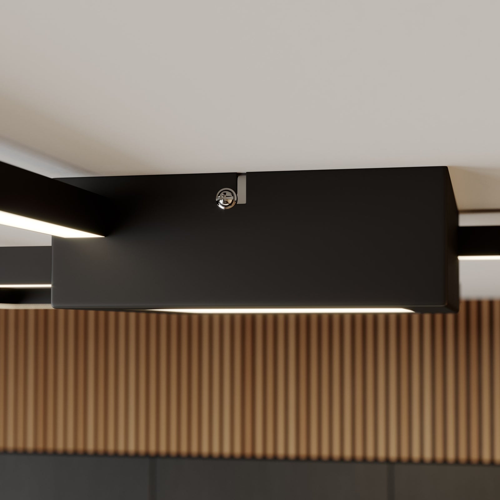 Lindby Deckenlampe Duetto LED Lampe dimmbar anthrazit 28W 3380lm 3000K IP20 - 4251096573985