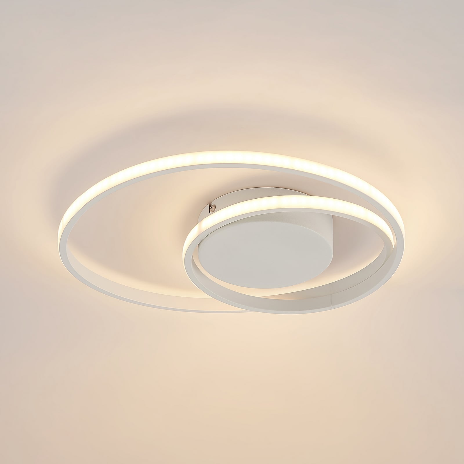 Lindby Deckenleuchte Emisua LED Lampe dimmbar CCT 2700K bis 5000K weiß Ø39cm - 4251911705720