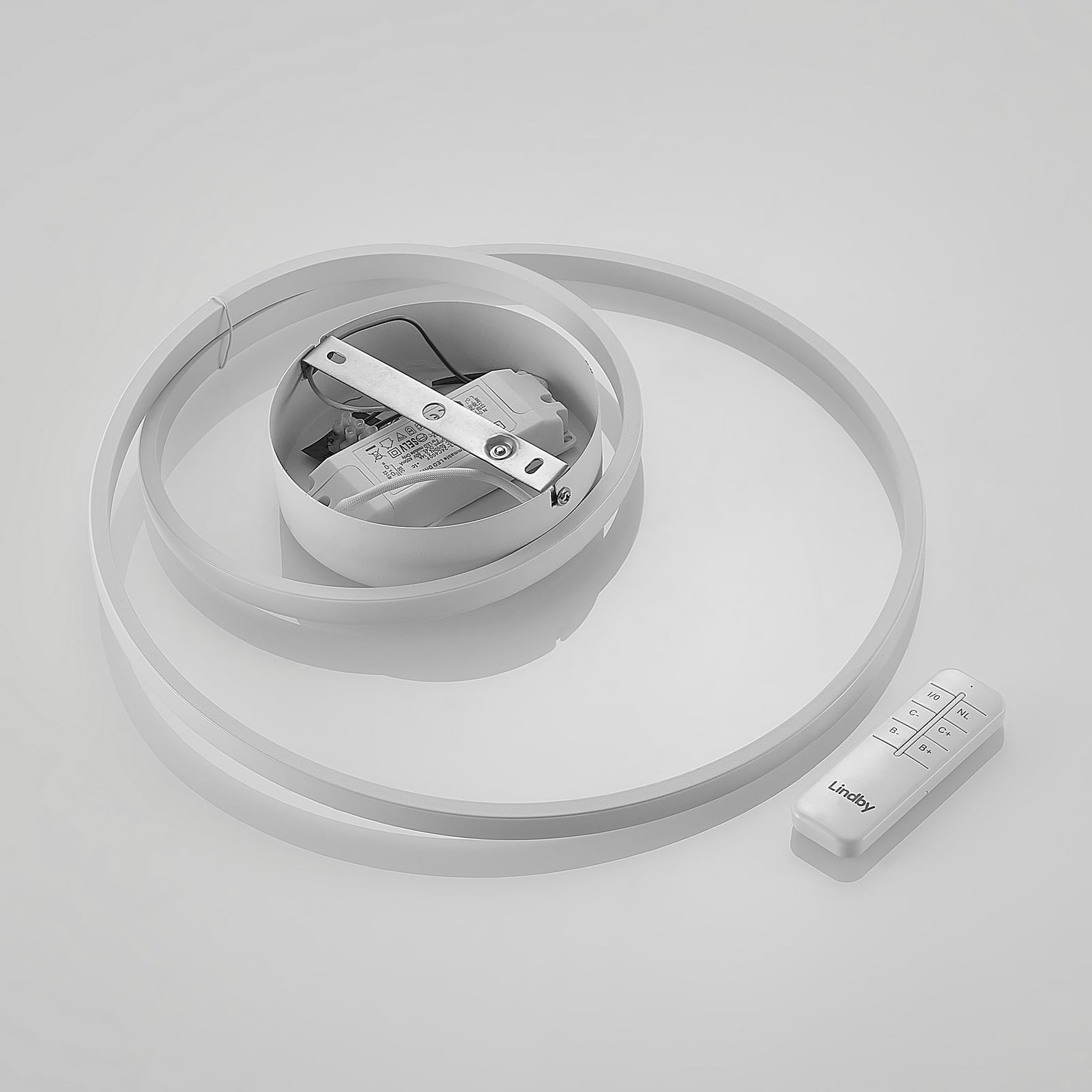 Lindby Deckenleuchte Emisua LED Lampe dimmbar CCT 2700K bis 5000K weiß Ø39cm - 4251911705720